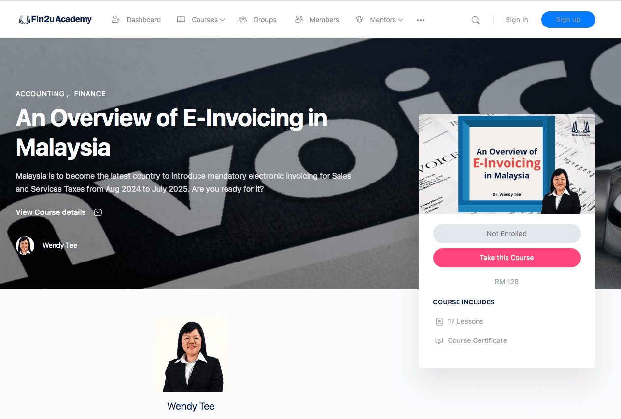 An Overview of E-Invoicing in Malaysia by Fin2uAcademy